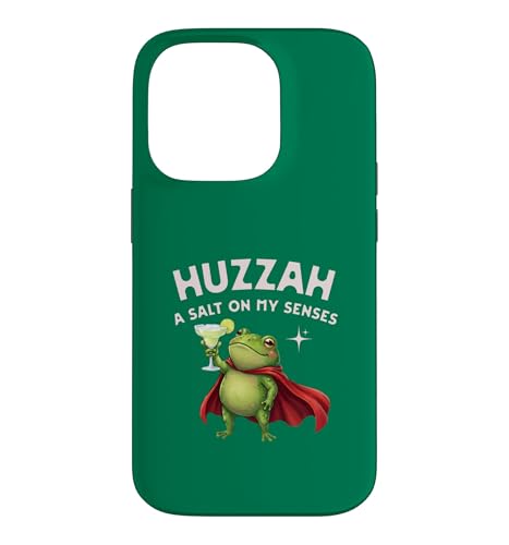 Funny Frog Knight Huzzah Salt On My Senses �}���K���[�^��� �X�}�z�P�[�X iPhone 14 Pro �p