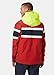 Helly-Hansen Salt Original Jacket - Men's Sailing Coat Flag Stripe, Waterproof HELLY TECH, Reflective Hood, 162 Red - 2XL