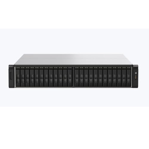 24-Bay All-Flash NAS, NVMe Gen3 x4, AMD EPYC 7232P 3.1GHz, 64GB RAM, 2 x 2.5GbE LAN TS-H2490FU-7232P-64G-US