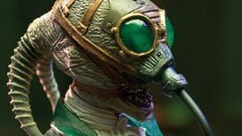 Miniatura 3 de McFarlane Toys Twisted Land of Oz Figura de acción Mago con científico