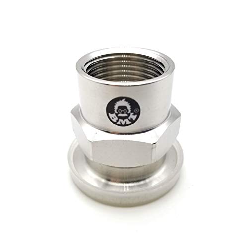 Image of bmotiontech FNPT to KF25 Flange Fitting (ISO-KF KF25 QF25 NW25) US NPT Thread Standard (3 /4 inch FNPT x KF25,Pack of 2 pcs)