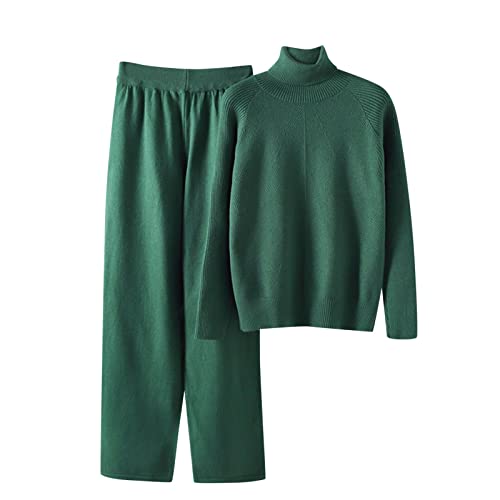 Dressy Pant Suits For Women Wedding Plus Size Women Autumn And Winter Fashion Temperament Loose Casual Women Tuxedo Suit Green #TOP3