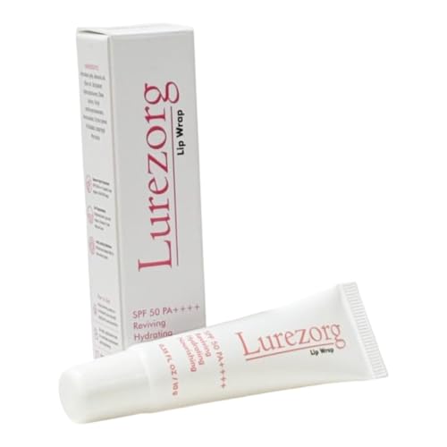 Image of Lurezorg Lip Wrap SPF 50 PA++++ Lip Balm - Deep Hydration with Petroleum Jelly, Almond Oil & Shea Butter | UV Protection, Repair for Dry & Cracked Lips | Lightweight Moisturizing Lip Care 10g