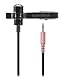 Speedlink SPES Ansteckmikrofon mit Kabel Klinke 3,5mm - Lavalier Mikrofon mit Klinkenstecker, Clip-On Mikrofon, Abnehmbarer Metall-Halteklipp, Rauschunterdrückung, schwarz