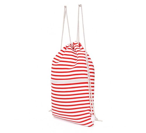 Image of Lify Drawstring Backpack Water Resistant String Bag Sports Sackpack Gym Sack with Side Pocket for Men Women - 1Piece