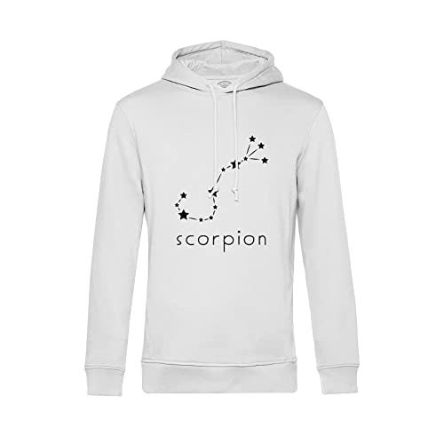 Sweat à capuche Scorpion brodé signe astrologique et constellation