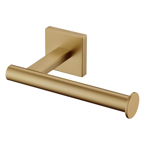 Image of KOKOSIRI Toilet Paper Holder Toilet Roll Holders Hold Mega Rolls Kitchen Bathroom Tissue Paper Dispenser Champagne Bronze Stainless Steel, B2008CPG