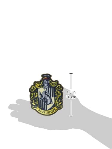 Simplicity Harry Potter Hufflepuff Iron On Applique Patch For Clothes, Backpacks, And Accessories, 3.5" W X 4.25" L, Multicolor #TOP4