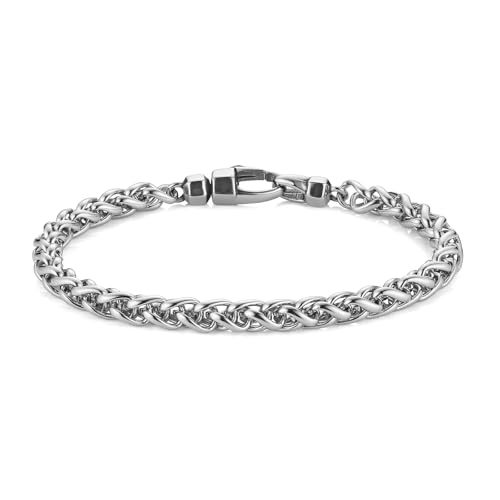 Pulsera Minimalista de Acero Inoxidable 8.34in miniatura 1