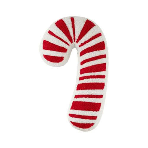 Coussin de Noël sucette moelleux canapé salon chambre terrasse