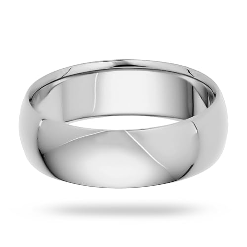 Image of 6mm Solid Gold Wedding Bands for Women or Men, 10k or 14k Gold Rings, Comfort Fit Womens and Mens Wedding Ring - Premium Collection from EWB