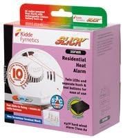 Best Price Square HEAT ALARM AC MAINS SLICK 10YR B/UP BPSCA 3SFWR - SR08844 By KIDDE