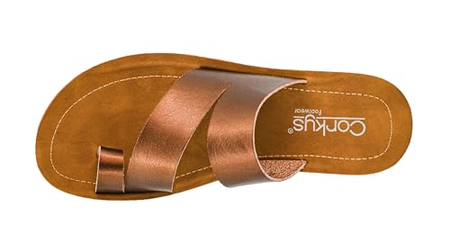 Corkys Footwear Just A Fling Sandals - Features a Toe Wrapped strap for Stability, Unbeatable Cushioned Insoles for Comfort, Slip-on Technology for Easy On and Off4