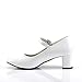 Funtasma by Pleaser Women's Schoolgirl-50 Mary Jane,White Patent,7 M US