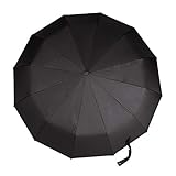 Weicher, mattierter Griff: Der Regenschirm kommt mit einem weichen, mattierten Griff, der für einen komfortablen Halt sorgt, egal ob beim Einkaufen im Fenster oder beim Besprühen von Ihrem Auto bis zur Haustüre. Eine Handgelenkschlaufe am Ende des Griffs ermöglicht ein freihändiges Tragen, wenn der Regen nachlässt.