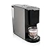 Princess Macchina da caffè multicapsule 4 in 1 - 1450 Watt, Capsule, Pastiglie, Caffè macinato, Senza BPA, 249450, 01.249450.01.001, Nero, Argento