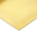 260 Brass Sheet, Unpolished (Mill) Finish, H02 Temper, ASTM B19/ASTM B36, 0.025" Thickness, 6" Width, 100" Length