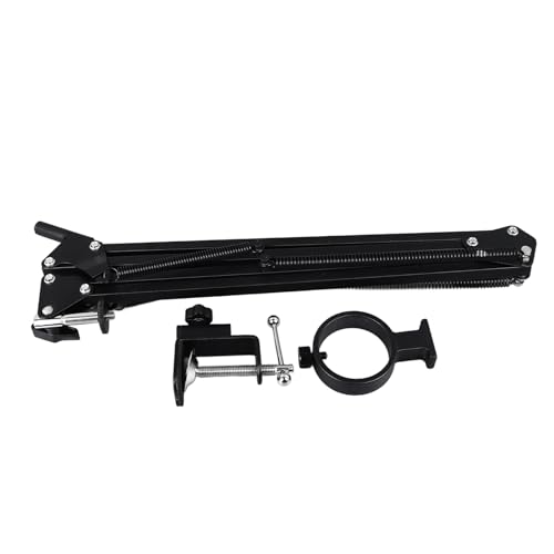 Soporte Robusto del Brazo del Microscopio con la Rotación 360 °, Distancia de Funcionamiento Larga, Plegamiento Telescópico Universal para la Cámara Industrial