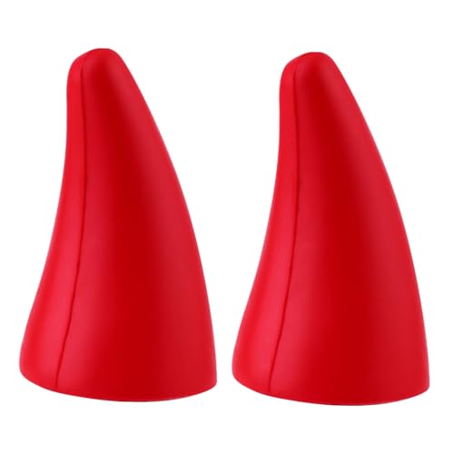 Cuernos de diablo para coche pegatina protectora de parachoques anticolisión 4