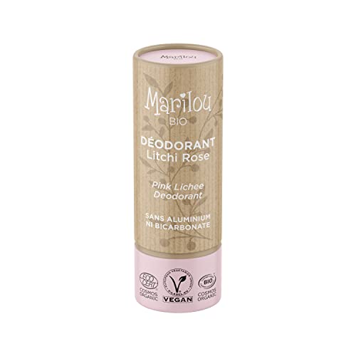 Marilou Bio - Desodorante Stick Litchi Rose - Desodorante sólido cero residuos de la gama Eco Parfum 100% natural 55 g Cover