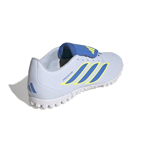 adidas Unisex Predator Club Fold-Over Tongue Turf Football Shoes, Crystal Sky/ray Blue/Team solar Yellow 2, 43 1/3 EU – Ansicht 4