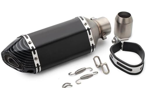 Silencieux d'échappement 51mm résout le montage difficile sur moto FZ6 MT07 et scooter