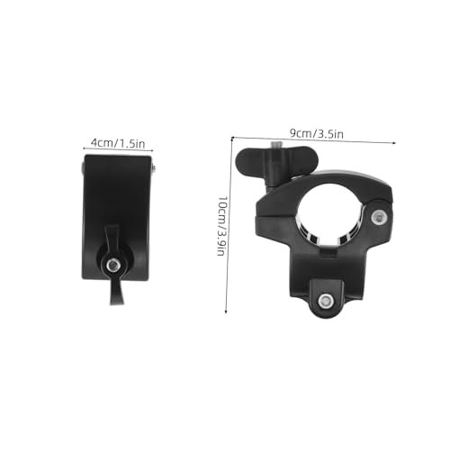 Abrazadera de rack para batería electrónica UPKOCH, clip de liberación rápida, soporte resistente para montaje, amplia compatibilidad, instalación fácil para estabilidad segura de batería miniatura 2