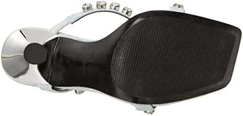 Nine West Women's ARIA Heeled Sandal, Light Denim, 7.5 | Image 3