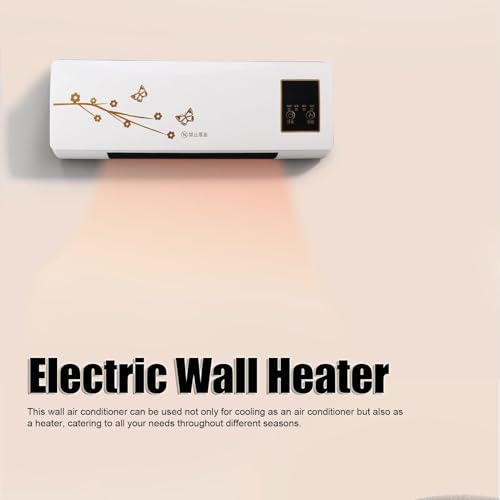 Miniatura 3 de Pssopp Aire Acondicionado, Aire Acondicionado De Pared Portátil Con Calefacción Rápida Y Eficiente Con Tecnología Cerámica Ptc, Bajo Nivel De Ruido, Fácil Operación, Diseño
