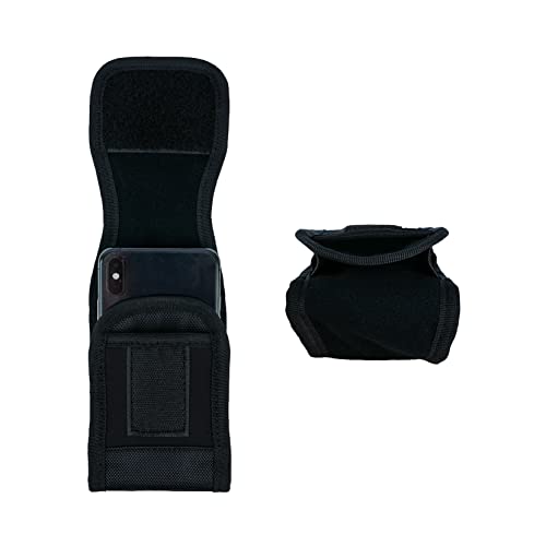 Melotough Magnetic Suspenders Tool Belt Suspenders With Large Moveable Phone Holder, Pencil Holder, Adjustable Size Padded Suspenders(Black） #TOP7