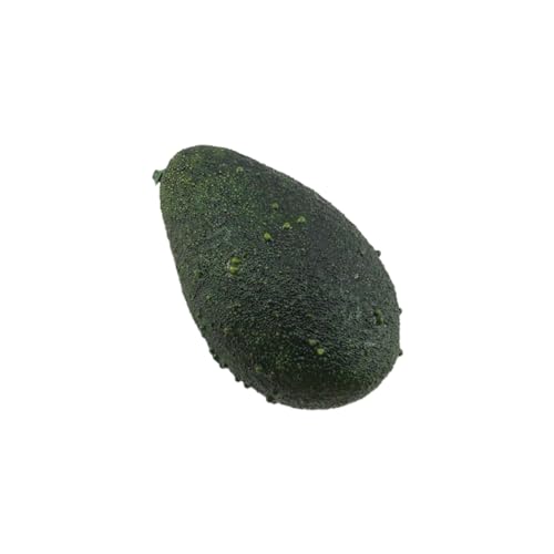 QUEENYARD Simulación de aguacate artificial, aguacate, accesorios de fotografía para decoración de fiestas, espumas realistas de aguacate