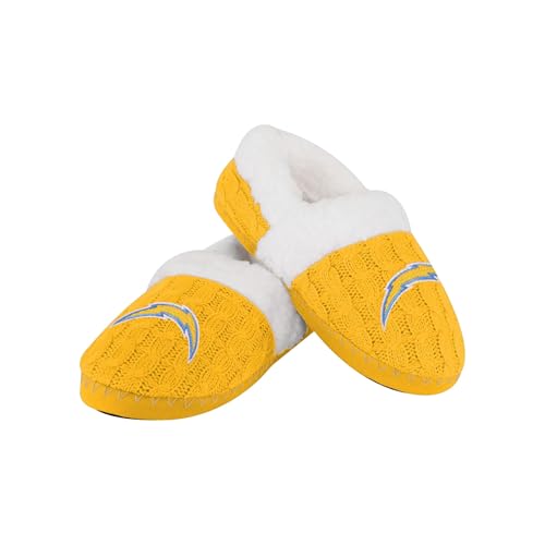 Image of FOCO Womens NFL Team Color Moccasin Slippers