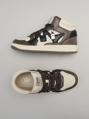 Image of The Souled Store UBZ Ascend: Men and Boys High Top Sneakers | Colourblocked Trainer with Durable PU, Padded Collar & Superior Grip Outsole