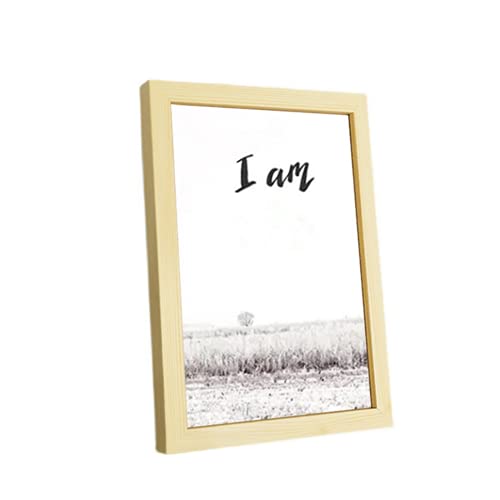 Posterrahmen, A3, passend für 29,5 x 40,6 cm Fotos, Drucke, Poster, Hochformat oder Kunstwerk-Rahmen, 1,9 cm breit, hängender Bilderrahmen (Holzfarbe) Cover