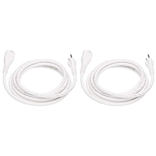 Amazon Basics Extension Cord, 13 Amps, 125V, 10 Foot, White Pack of 2 Amazon price tracker