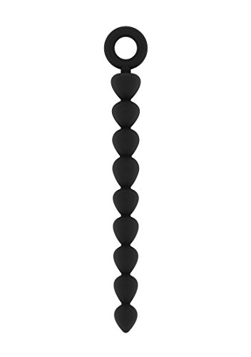 Sono by Shots - No.28 - Anal Kette - Schwarz - einführbare Länge 21cm, 1 Stück