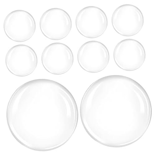 HOLIDYOYO 10個 透明シリコン製ドアノブ防撞条 壁保護用ラウンド型ドアハンドルバンパー 室内ドア衝突防止 静音仕様 簡単貼付け可能