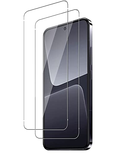 Dabuu Protector de Pantalla para Xiaomi Mi 13 [2 Piezas] Cristal Templado 9H Dureza HD Vidrio Templado Anti-Arañazos Antihuellas Ultra Resistent Película de Teléfono