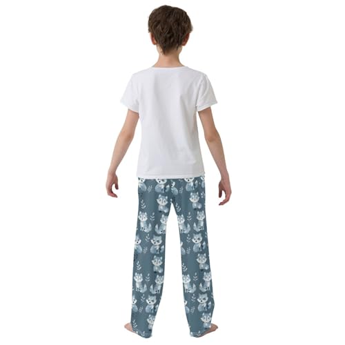 Animal 67 Pajamas Bottoms with Pockets Comfy Pjs Sleepwear Elastic Waistband Pajamas Pants Lounge Pants for 6-14 Years3
