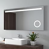 💡【Schminkspiegel】3-facher Vergrößerung, Das Bild ist klar und unverzerrt, ideal für den Umgang mit Gesichtsdetails: Augenbrauen trimmen, Kontaktlinsen tragen, Rasieren usw.