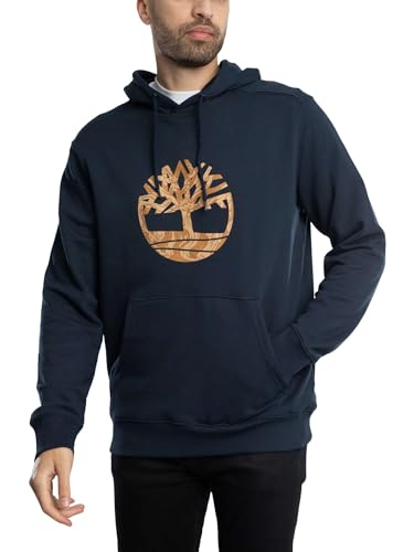 Sweat à capuche Timberland homme navy, des finitions premium durables