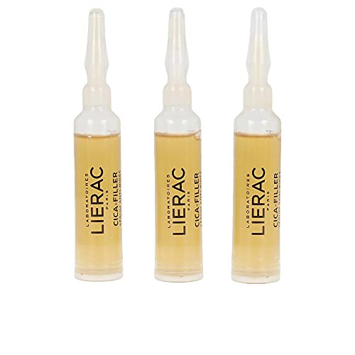 Lierac Cica Filler Siero Antirughe Viso, Ripara e Corregge le Rughe, per Tutti i Tipi di Pelle, 3 fiale da 10 ml