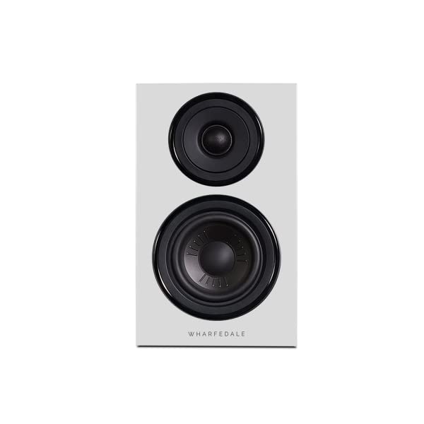 Wharfedale Diamond12.0 Paire d’enceintes passives d’étagère, Blanc - Les Beatles, Paul McCartney, John Lennon, RIngo Starr, George Harrison Wharfedale Diamond12.0 Paire d'enceintes passives d'étagère, Blanc