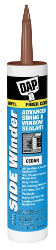 DAP 823 Dap 00 Side Winder Advance Polymer Siding and Window Sealant, 10.1 oz, Cedar