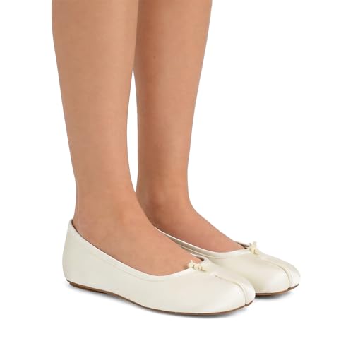 Image of Tabi Shoes Women Split Toe Shoes Wide Width Ballet Flats Comfort Casual Work Shoes for Women Office