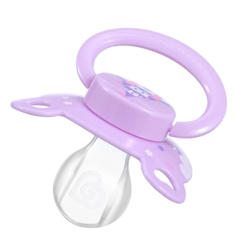 Image of Landofgenie Adult Sized Pacifier Set BigShield Cute Print Pacifier 2-Pacifier Pack