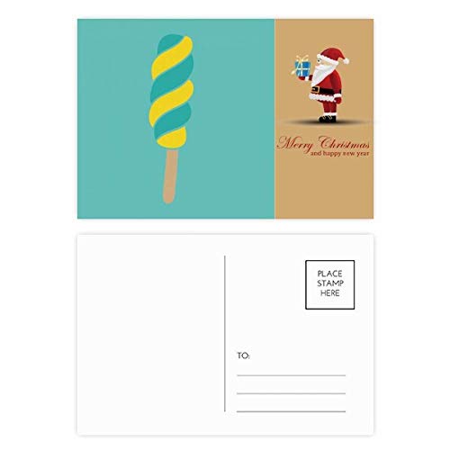 Cartes postales en spirale Sweet Ice Cream, lot de 20 papeteries créatives pour messages colorés
