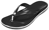 Crocs Unisex Adult Crocband Flip Flop Sandals, Black, 9 Men/11 Women M US