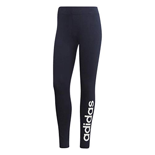 Image of adidas Women's Essentials Linear Tights, Legend Ink /White, Large