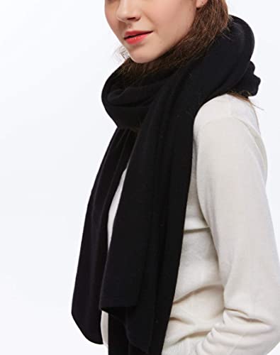 100% Pure cashmere knitted scarf winter warm shawl wrap4